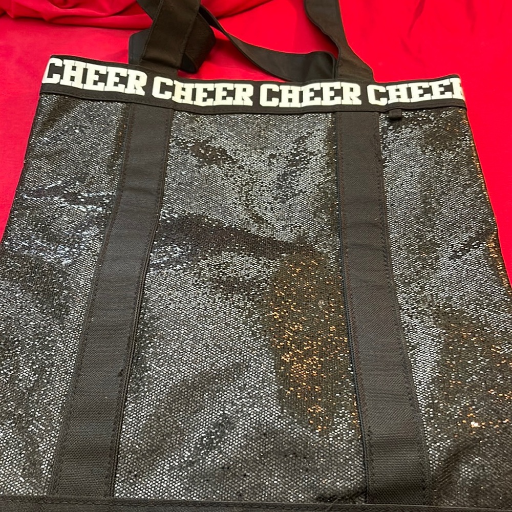 Black sequin cheer bag.